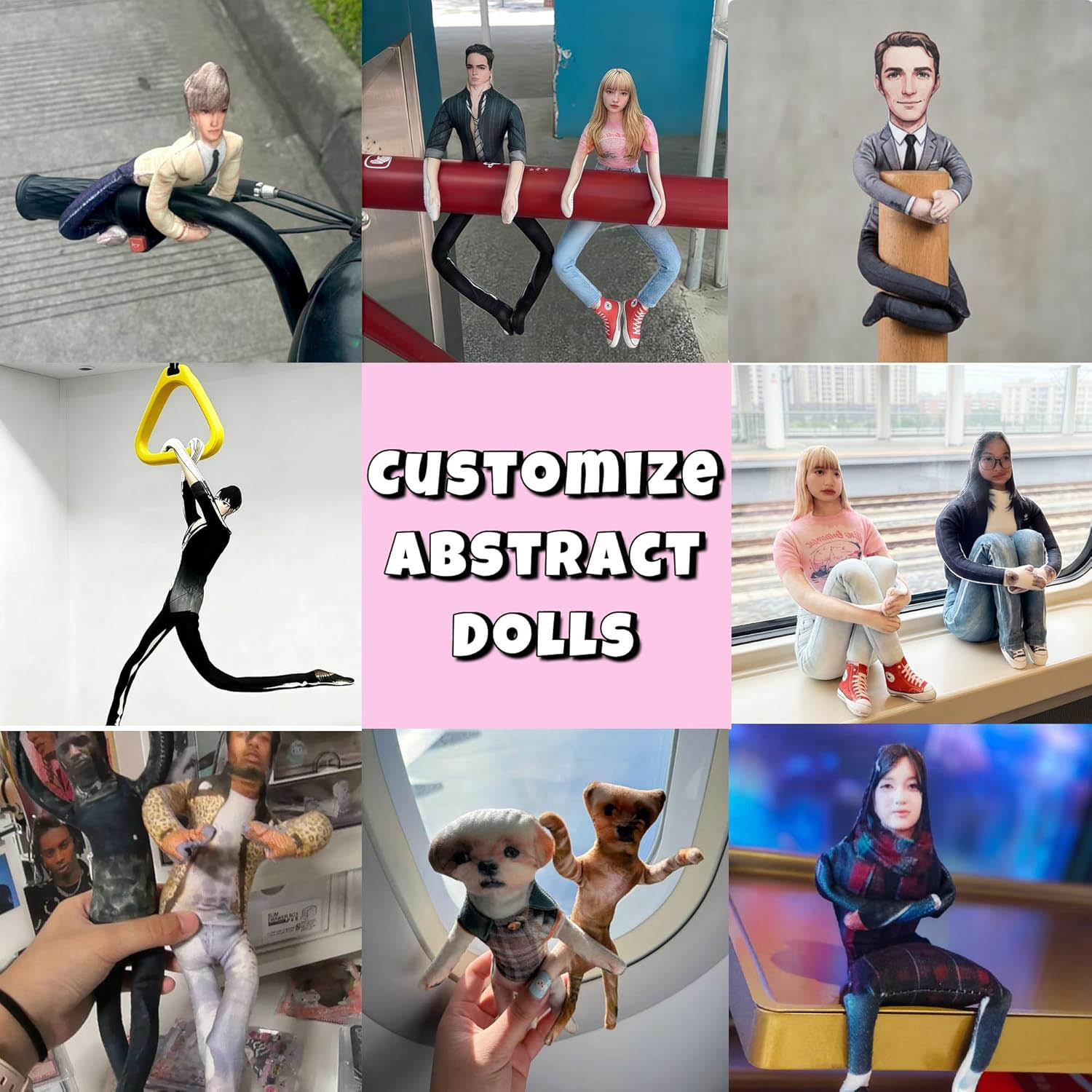 Custom Photo Doll Wacky Bendy  - Sewing Custom ulasan dan harga