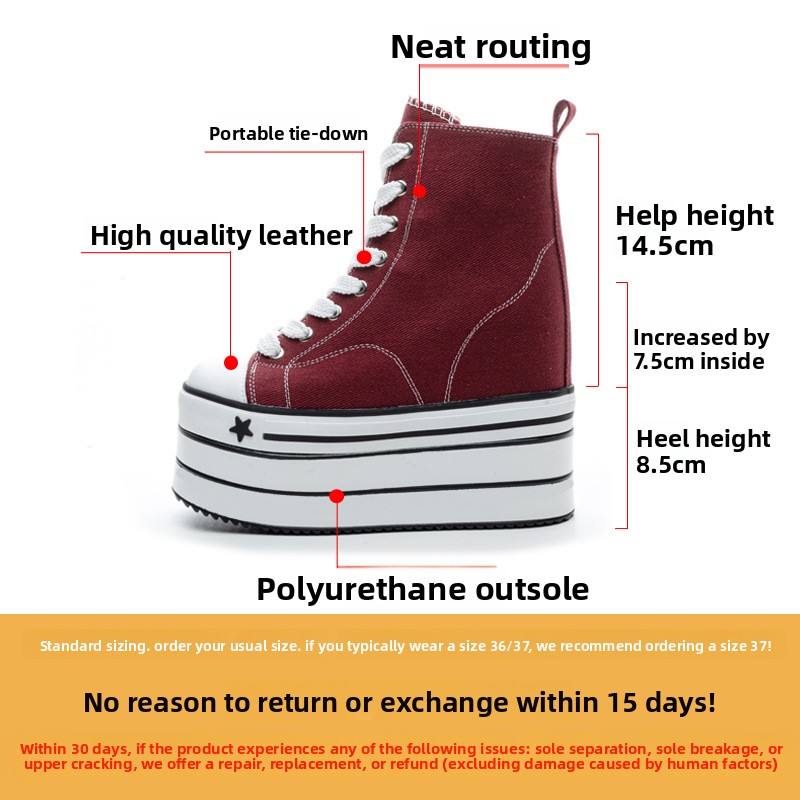 Custom 16cm High Heel Platform - Sewing Custom ulasan dan harga
