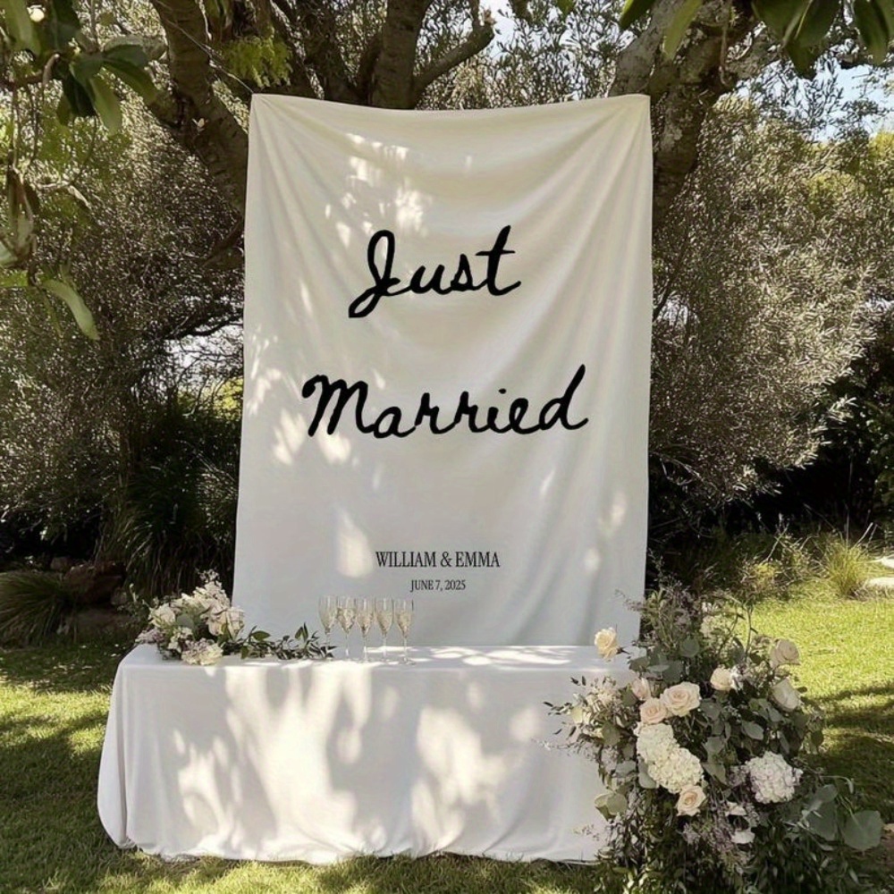 Custom Wedding Banner - Custom - Sewing Custom ulasan dan harga