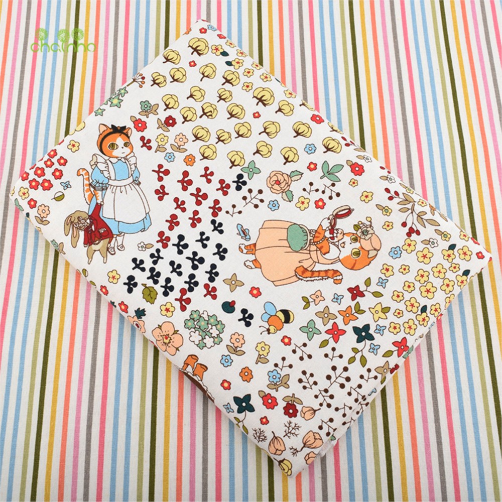 Chainho,Printed Cotton Linen F - Sewing Geotextile Fabric ulasan dan harga