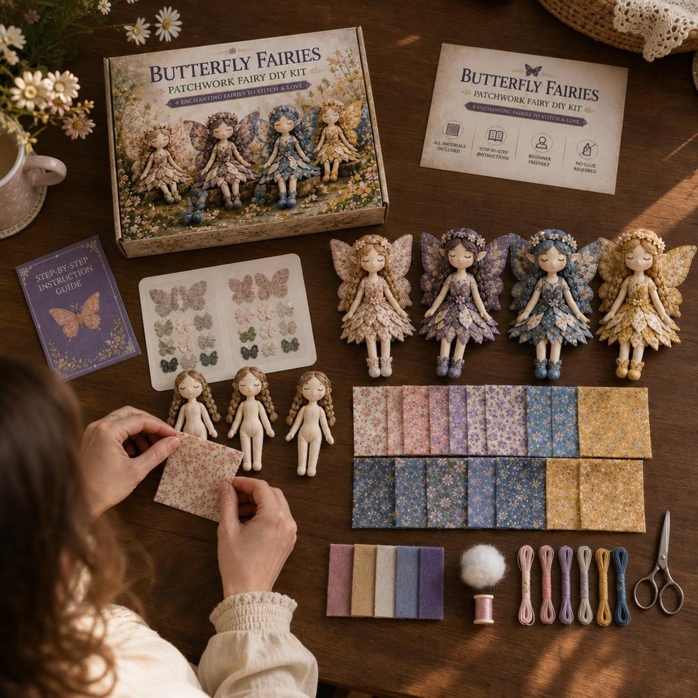DIY Fairy Patchwork Sewing Kit - Is Sewing A Textile Craft ulasan dan harga