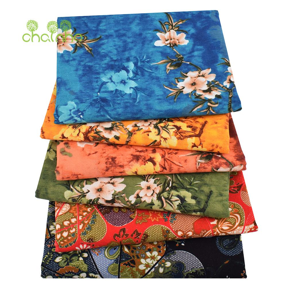 Chainho,Printed Cotton Linen F - Sewing Geotextile Fabric ulasan dan harga