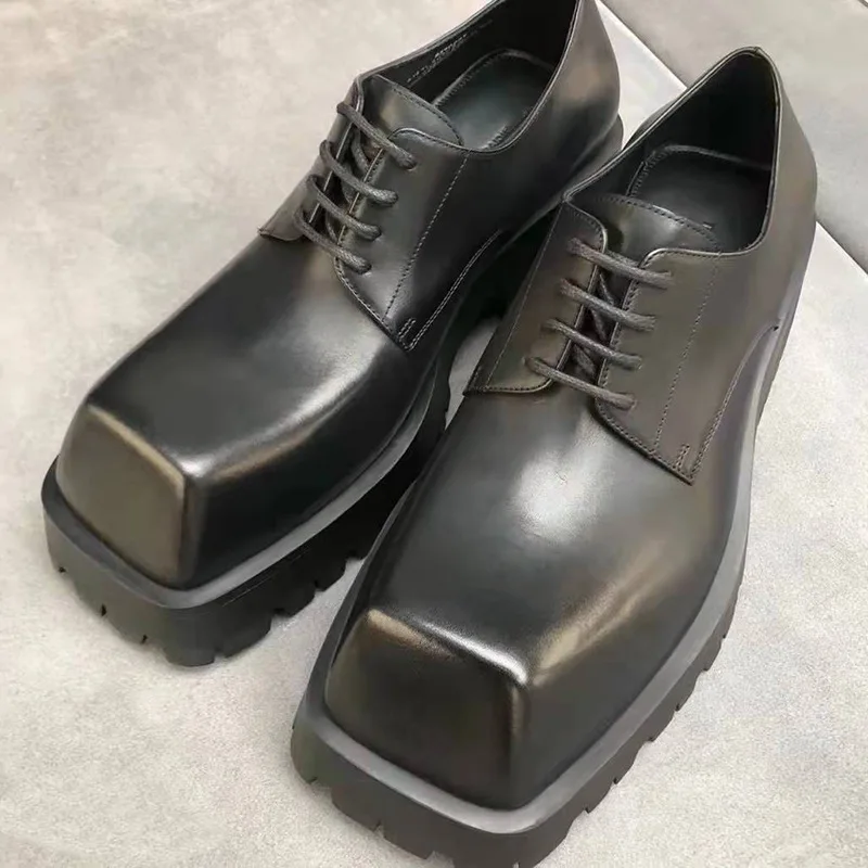 Men's Loafers Leather Motorcyc - Sewing Latex ulasan dan harga