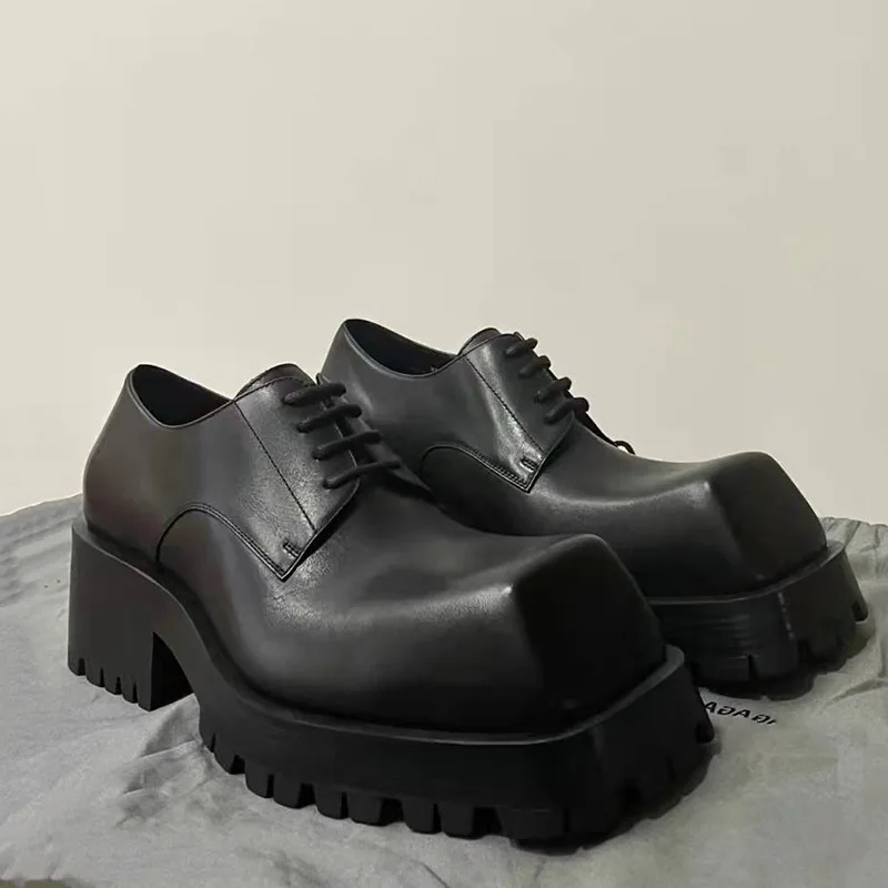 Men's Loafers Leather Motorcyc - Sewing Latex ulasan dan harga