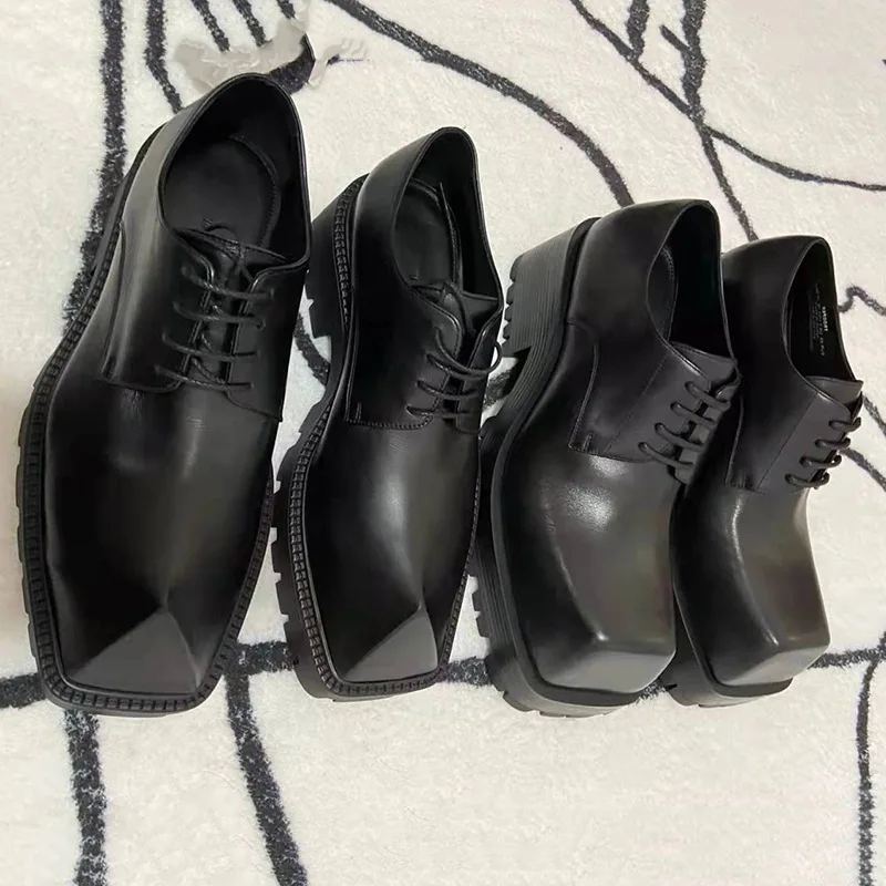 Men's Loafers Leather Motorcyc - Sewing Latex ulasan dan harga