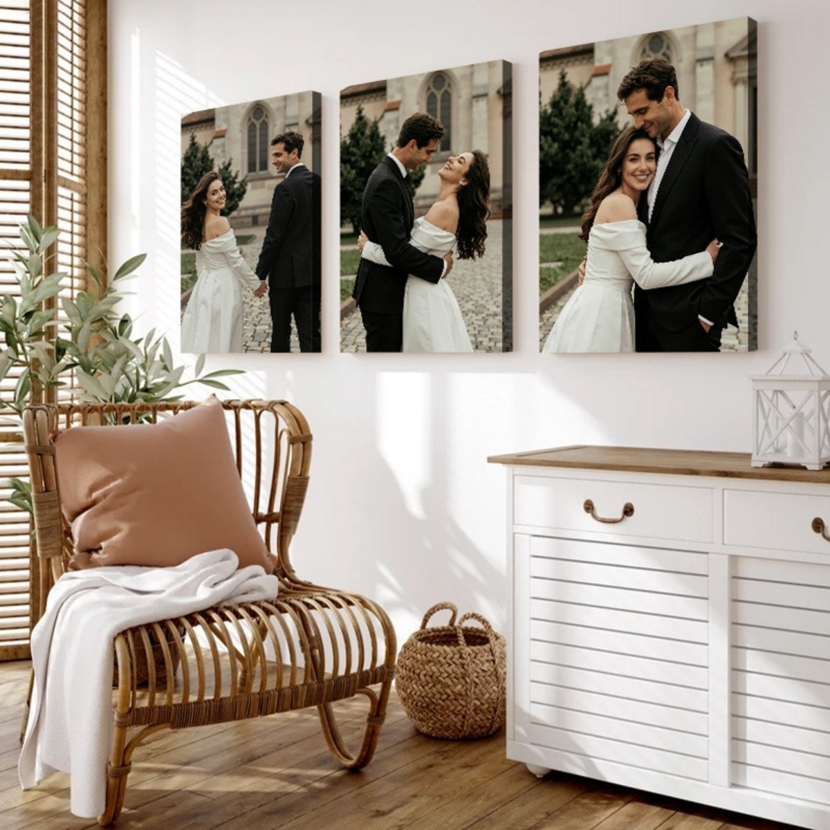 Set of 3 Custom Photo Canvas P - Sewing Custom ulasan dan harga