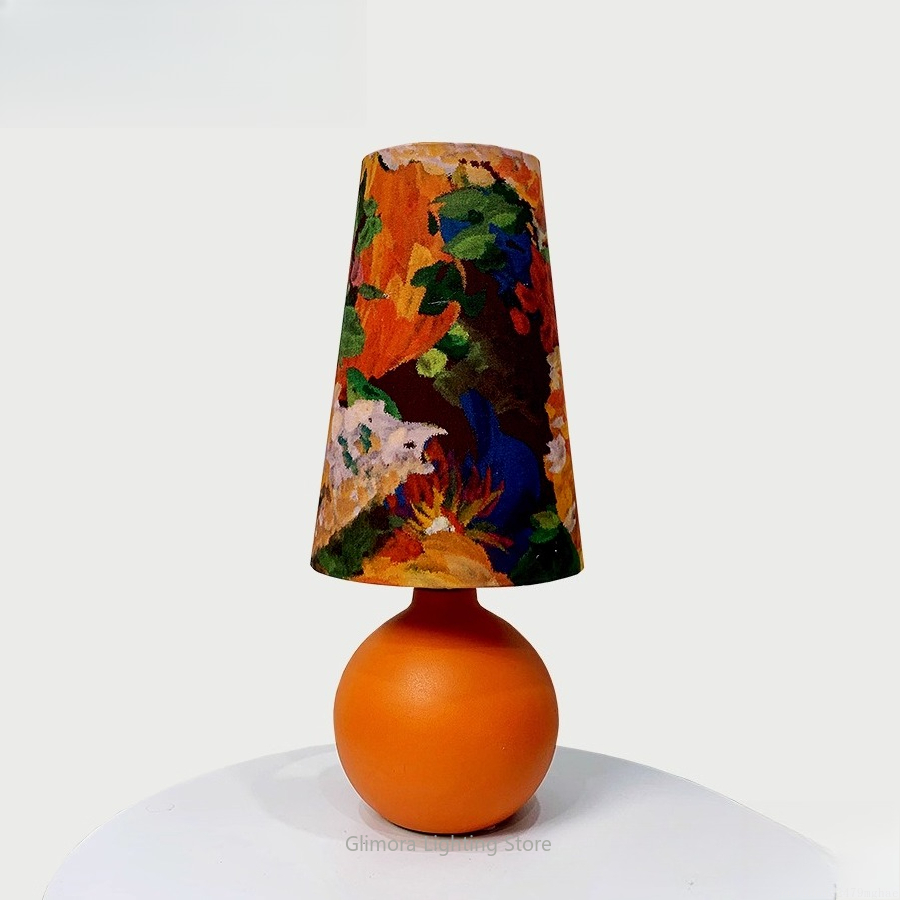 Orange Sphere Table Lamp: UK L - Century Textile & Sewing Supply By Owner ulasan dan harga