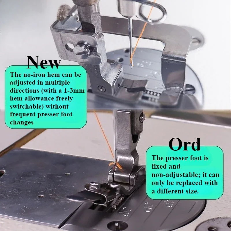 Adjustable No-Iron Hemmer Foot - Sewing Expert ulasan dan harga