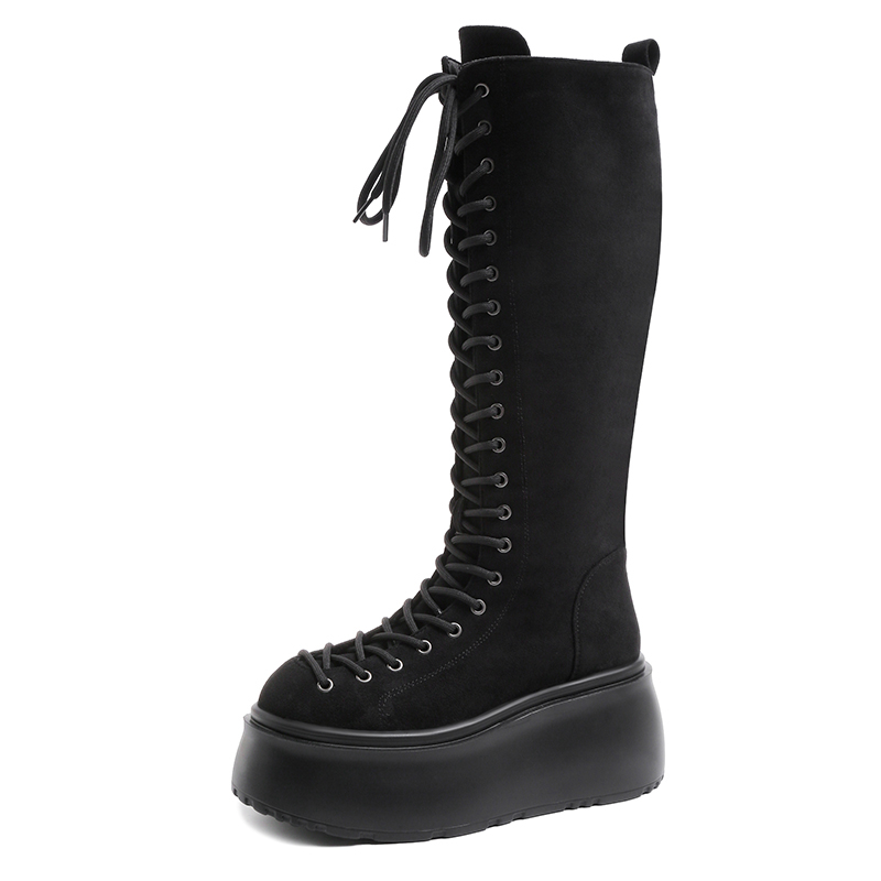 8CM Fashion Wedge-heeled Tasse - Sewing Latex ulasan dan harga
