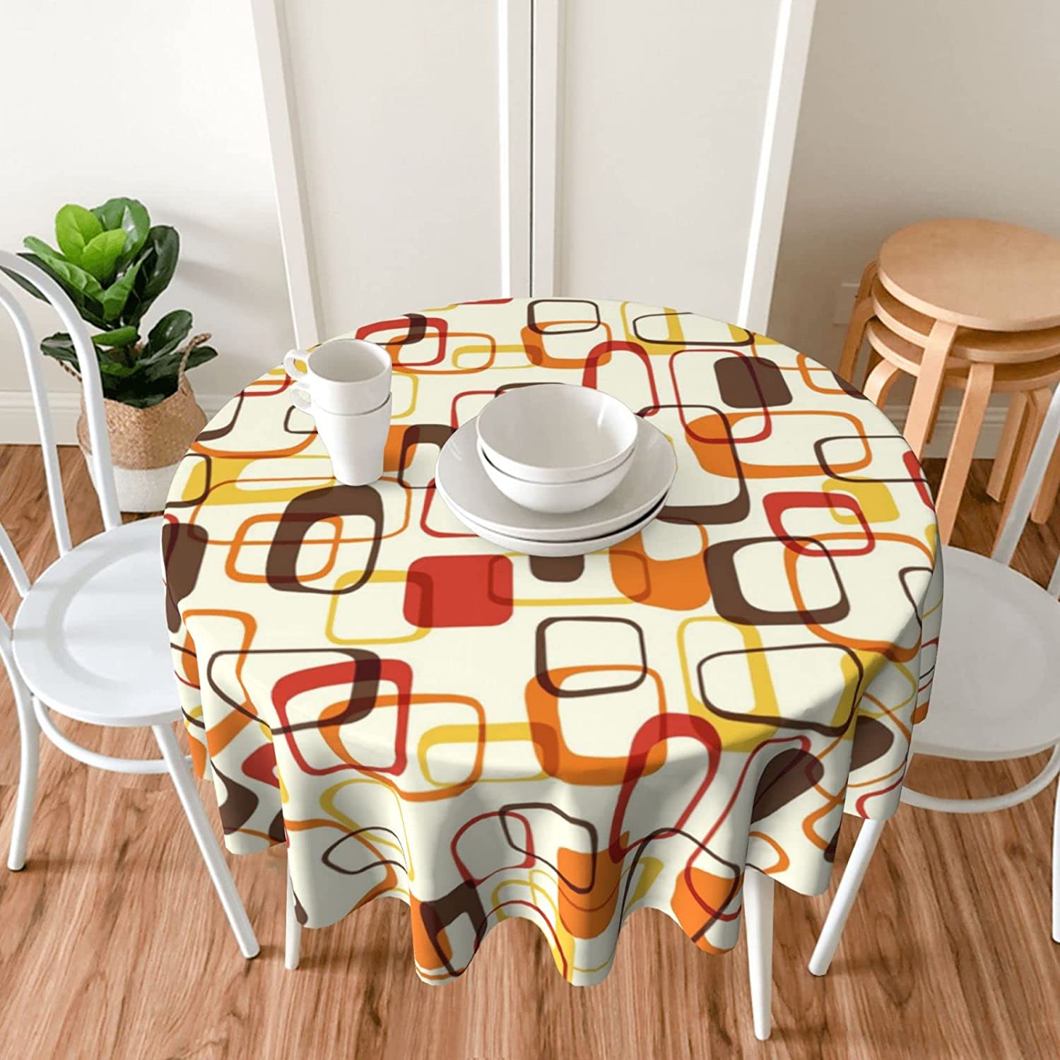 Retro Mid Century Geometric Ro - Century Textile & Sewing Supply Hours ulasan dan harga