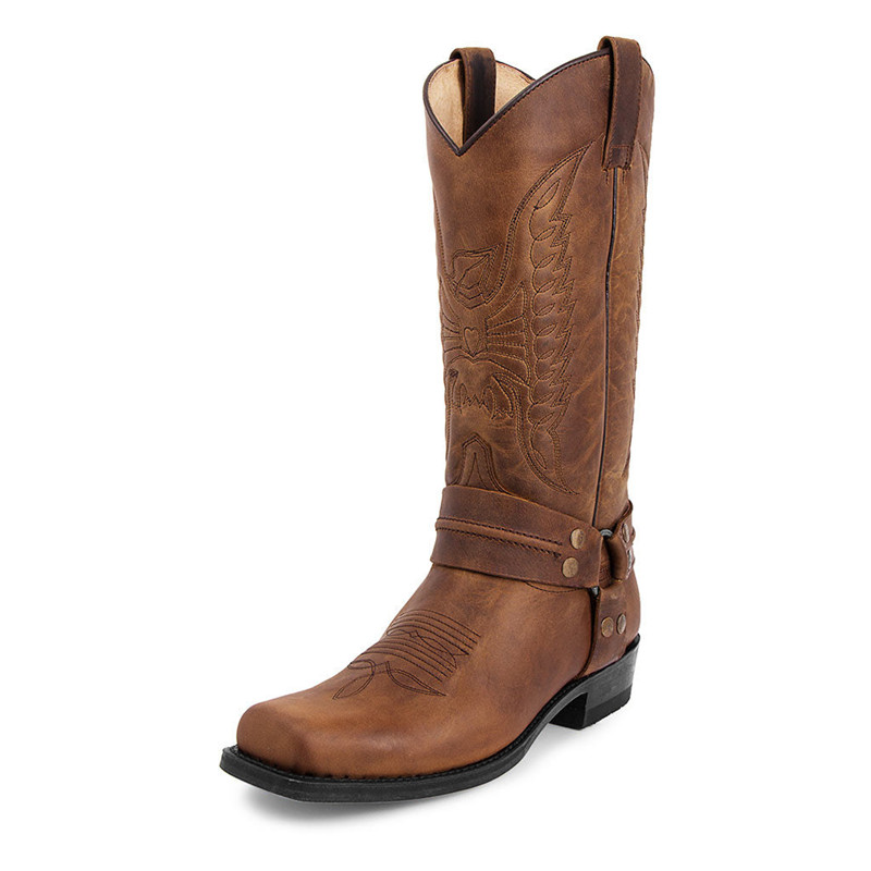 New Men's Motorcycle Boots Fas - Sewing Embroidery Fabric ulasan dan harga