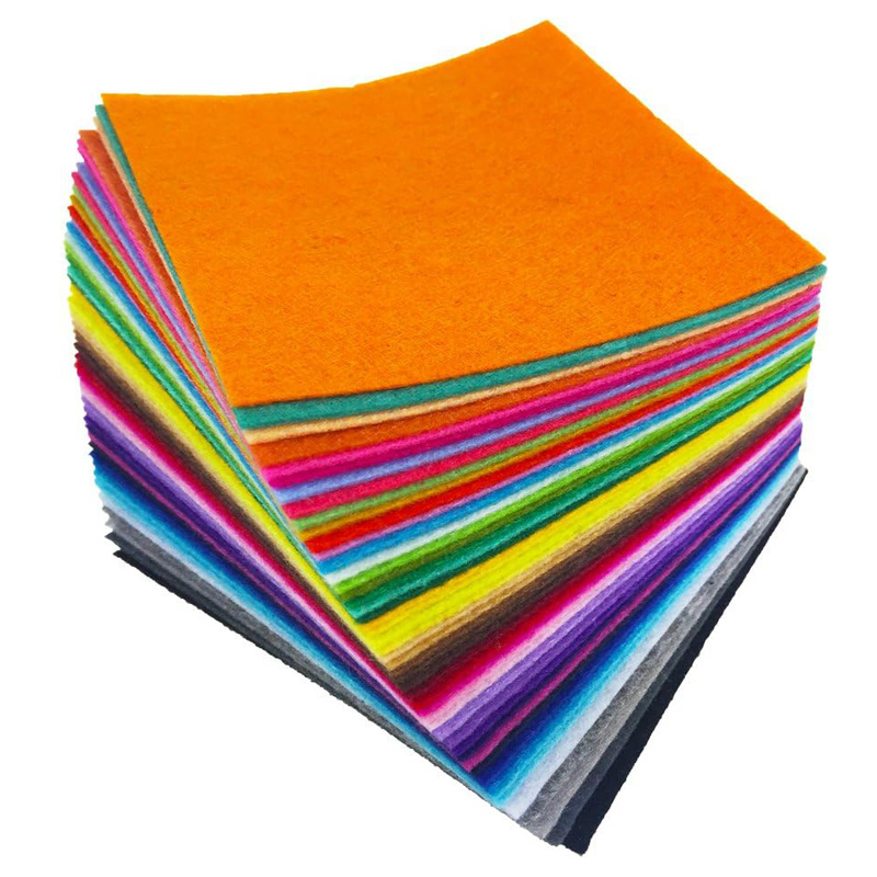 40Pcs Soft Felt Fabric Sheet A - Is Sewing A Textile Craft ulasan dan harga