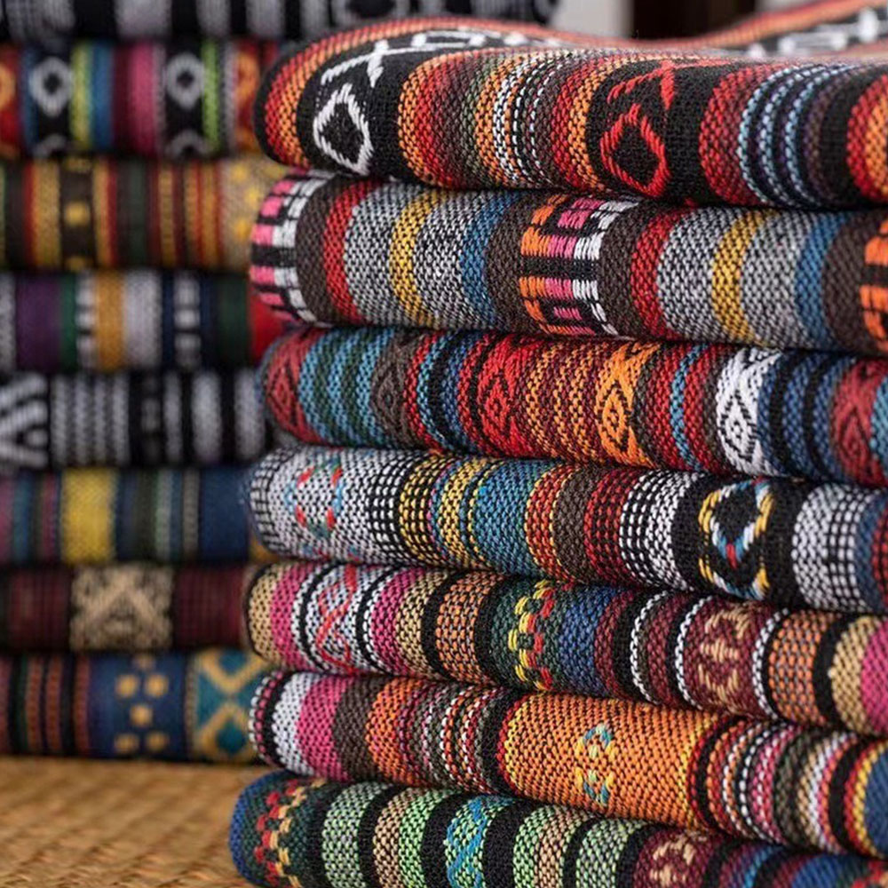 Ethnic Style Cotton Linen Fabr - Is Sewing A Textile Craft ulasan dan harga