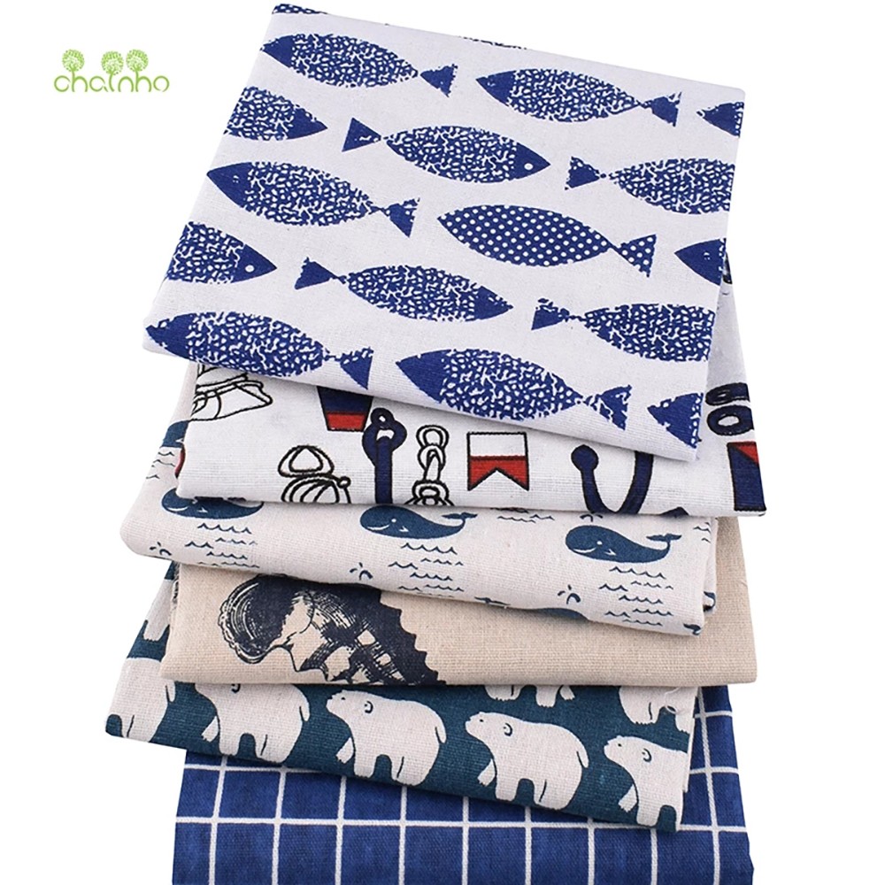 Chainho,Printed Cotton Linen F - Sewing Geotextile Fabric ulasan dan harga