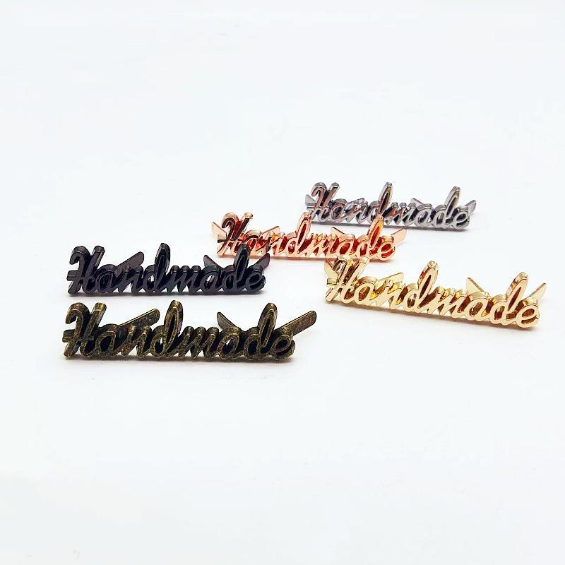 10Pcs Handmade Letter Metal La - Sewing Labels ulasan dan harga