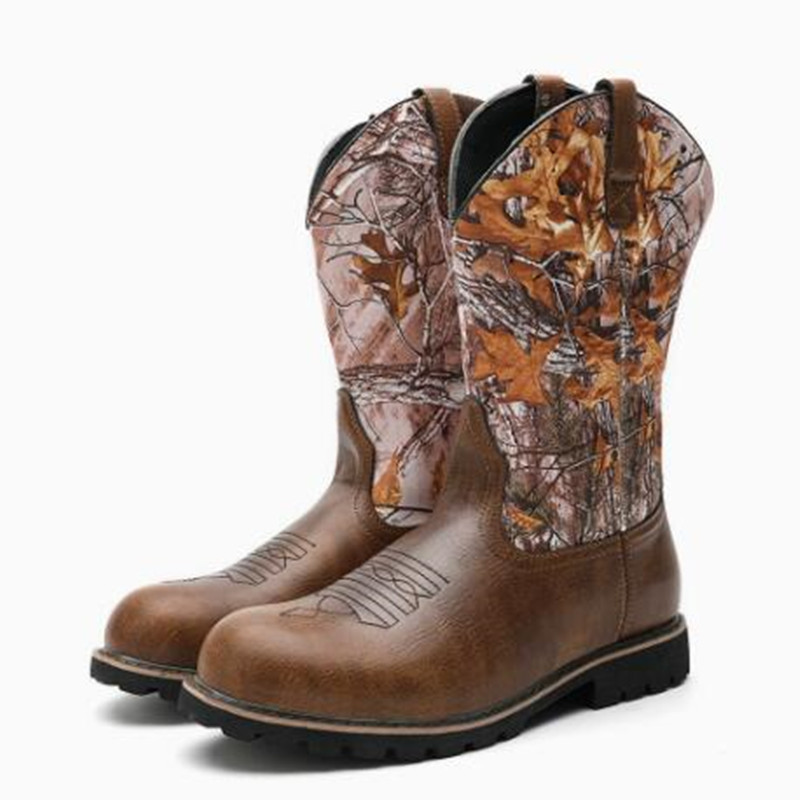 Men's Boots Classic Handmade E - Sewing Embroidery Fabric ulasan dan harga