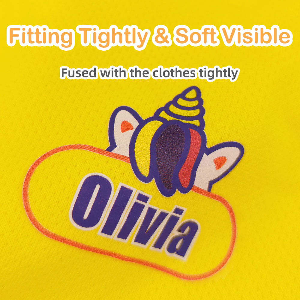 Custom Iron on Name Sticker Pe - Sewing Labels ulasan dan harga