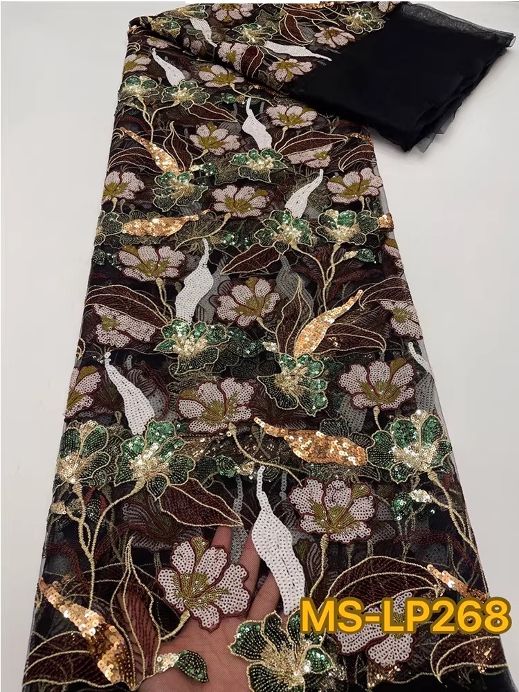 1yard Luxury Double color bead - Sewing Embroidery Fabric ulasan dan harga