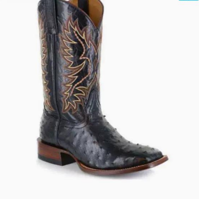 Men High Boots Embroidery Retr - Sewing Embroidery Fabric ulasan dan harga