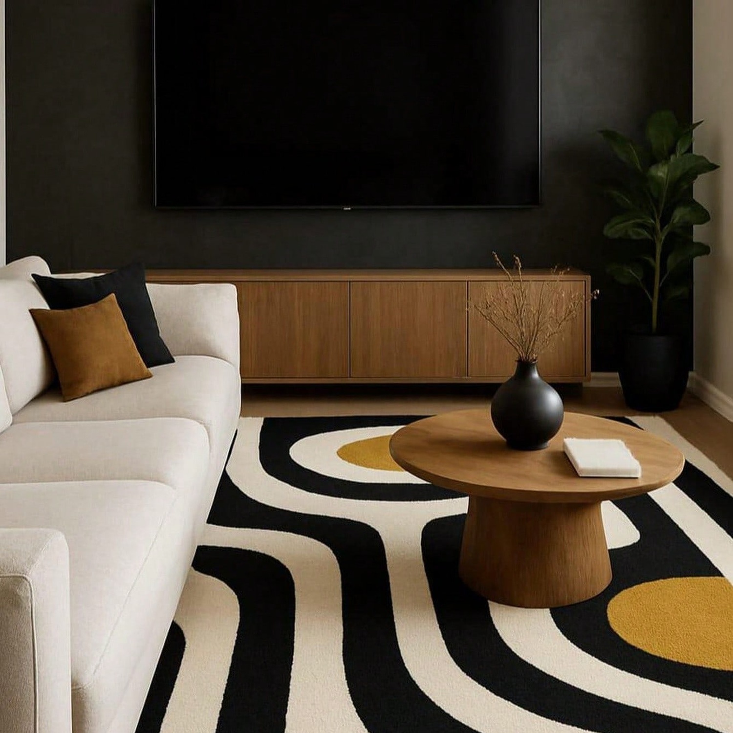 Tufted Wool Rug, Geometric Pat - Century Textile & Sewing Supply By Owner ulasan dan harga
